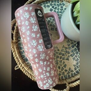 Hydrojug MAUVE MEADOW 40oz Traveler Tumbler